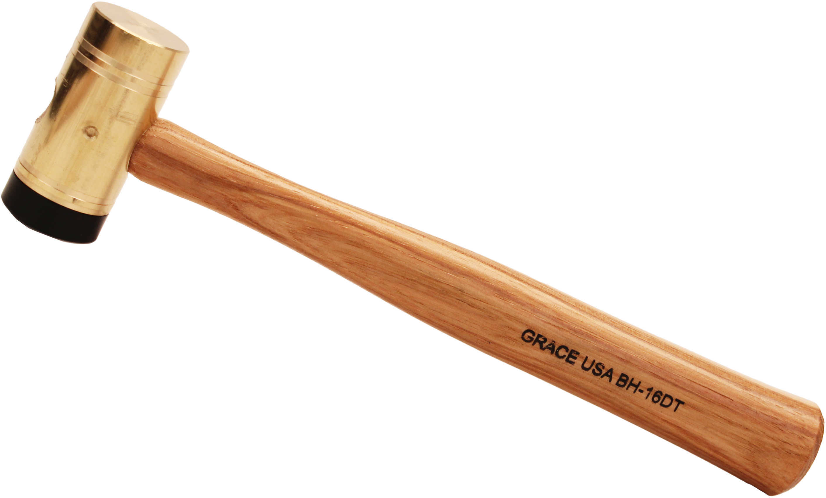 Grace USA Delrin Tipped Brass Hammer-16 oz