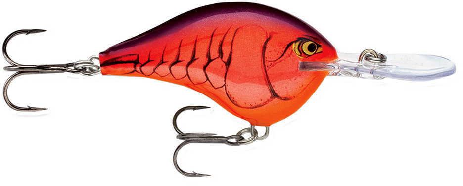 Rapala Dt Crankbait 2.25" 3/5Oz Demon 10' Depth Model: DT10DMN