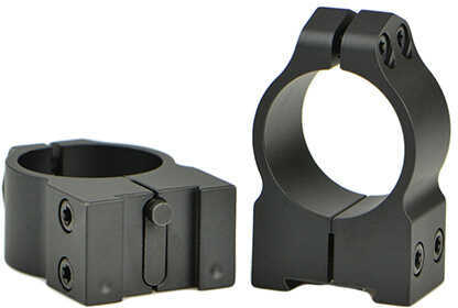 Warne 2-Piece Maxima Fixed Scope Ringmounts With Grooved Receiver - Tikka 1" Medium Matte
