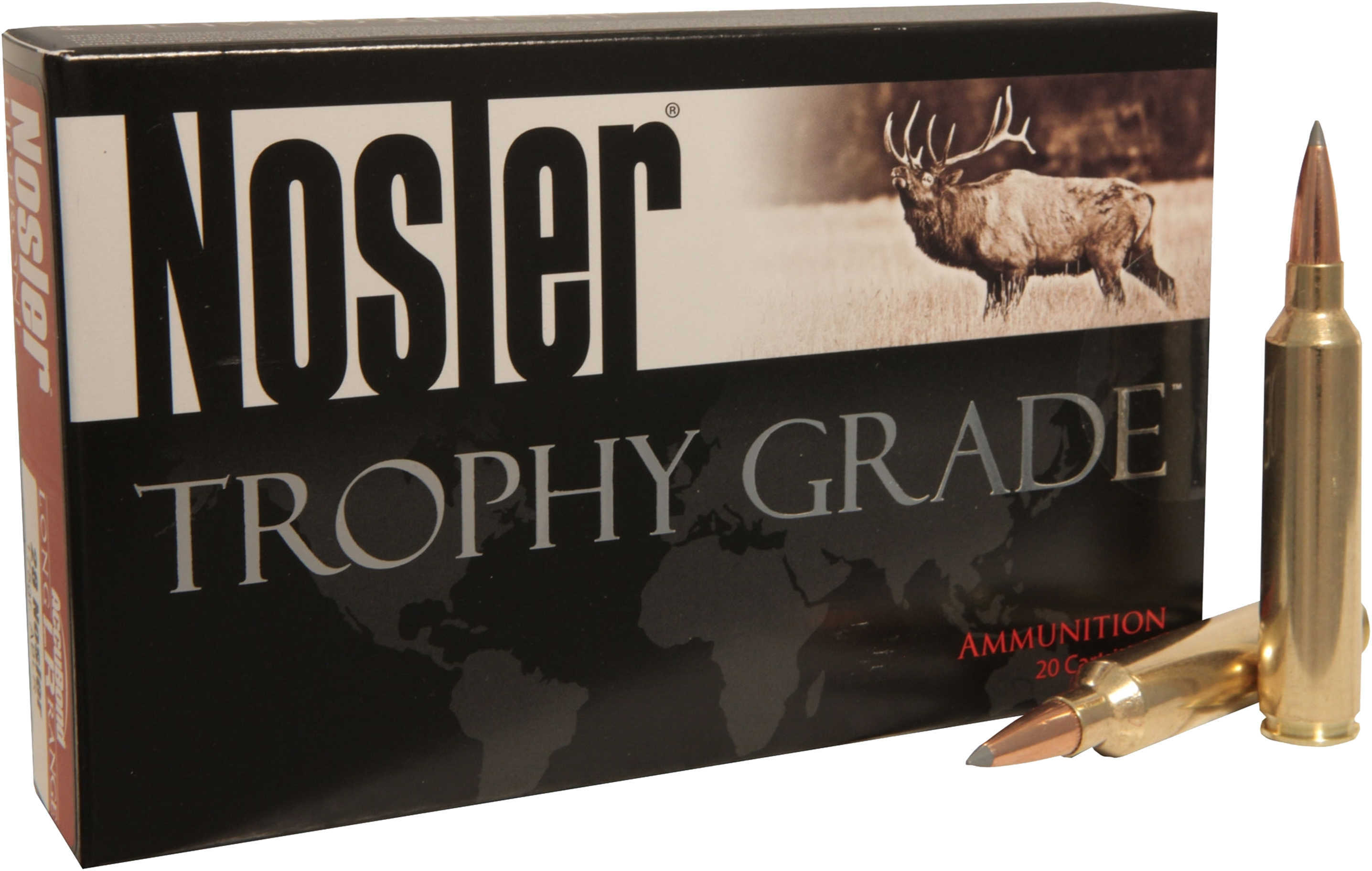 33 Nosler 265 Grain Polymer Tip Boat Tail 20 Rounds Ammunition