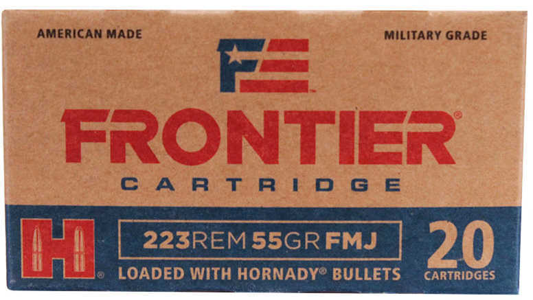 223 Rem 55 Grain Full Metal Jacket 20 Rounds Hornady Ammunition 223 Remington