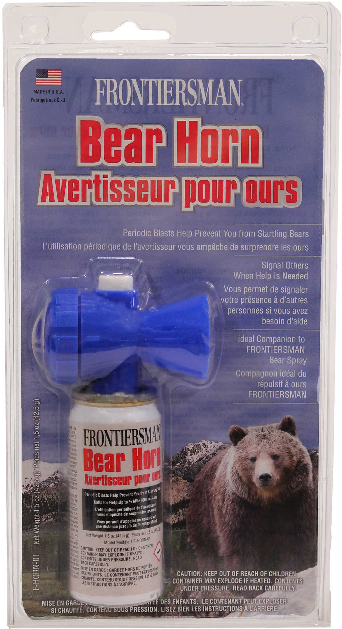 Sabre FHORN01 Frontiersman Bear Defense Horn