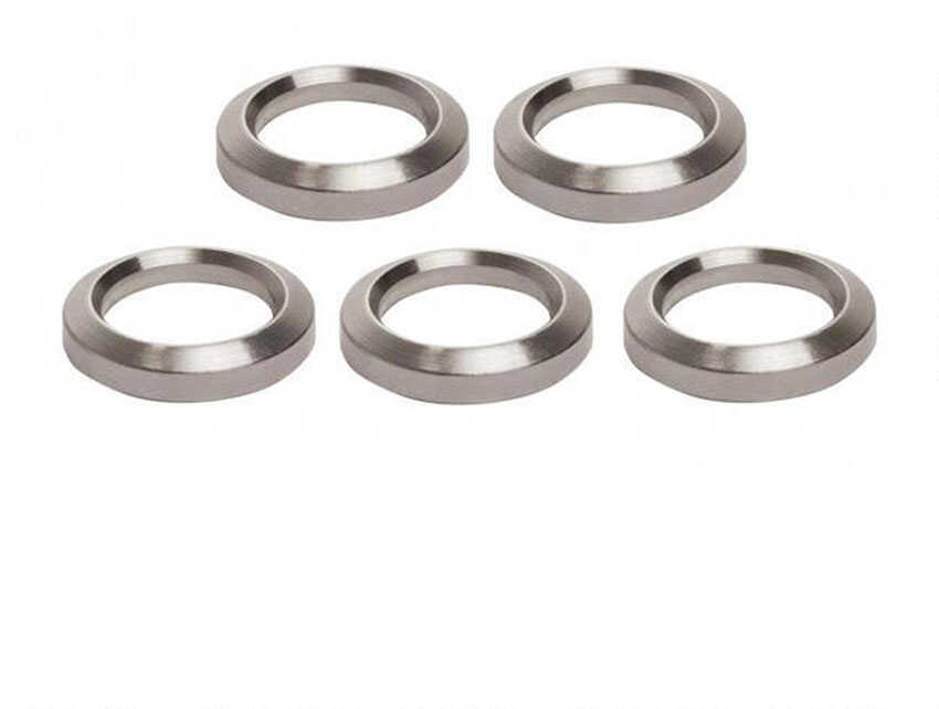 Advanced Technology AR-15 Crush Washer 5 Pack Fits Over 1/2"-28 Threads Stainless Steel Finish A.5.10.2254