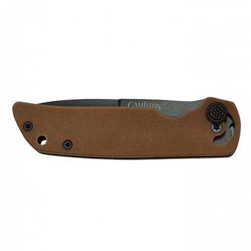 Camillus CUDA Mini 6.75 inch Folder 3inch Blade Coyote Brown