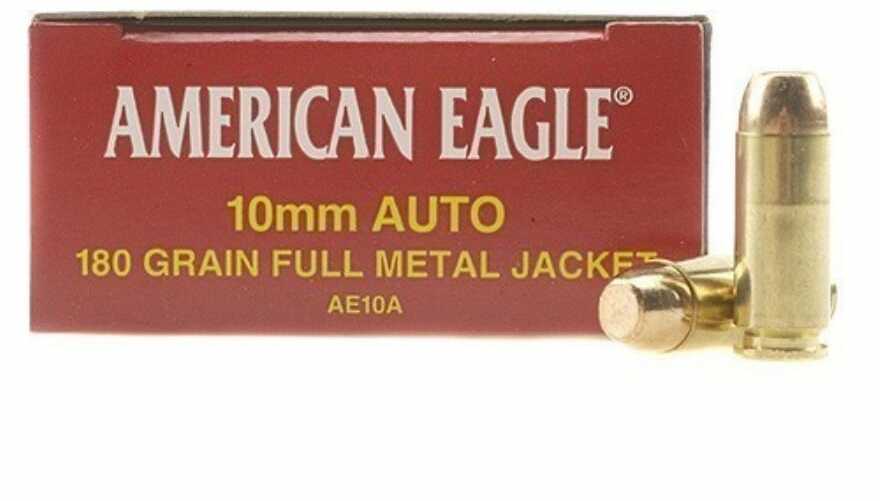10mm 180 Grain Full Metal Jacket 50 Rounds Federal Ammunition