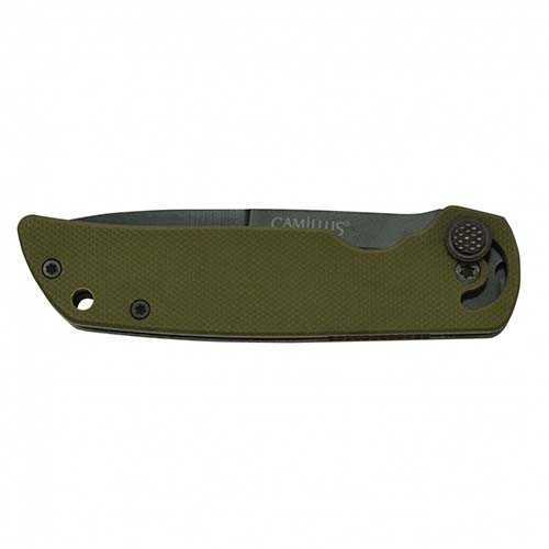 Camillus CUDA Mini 6.75 inch Folder 3 Blade Drab Green