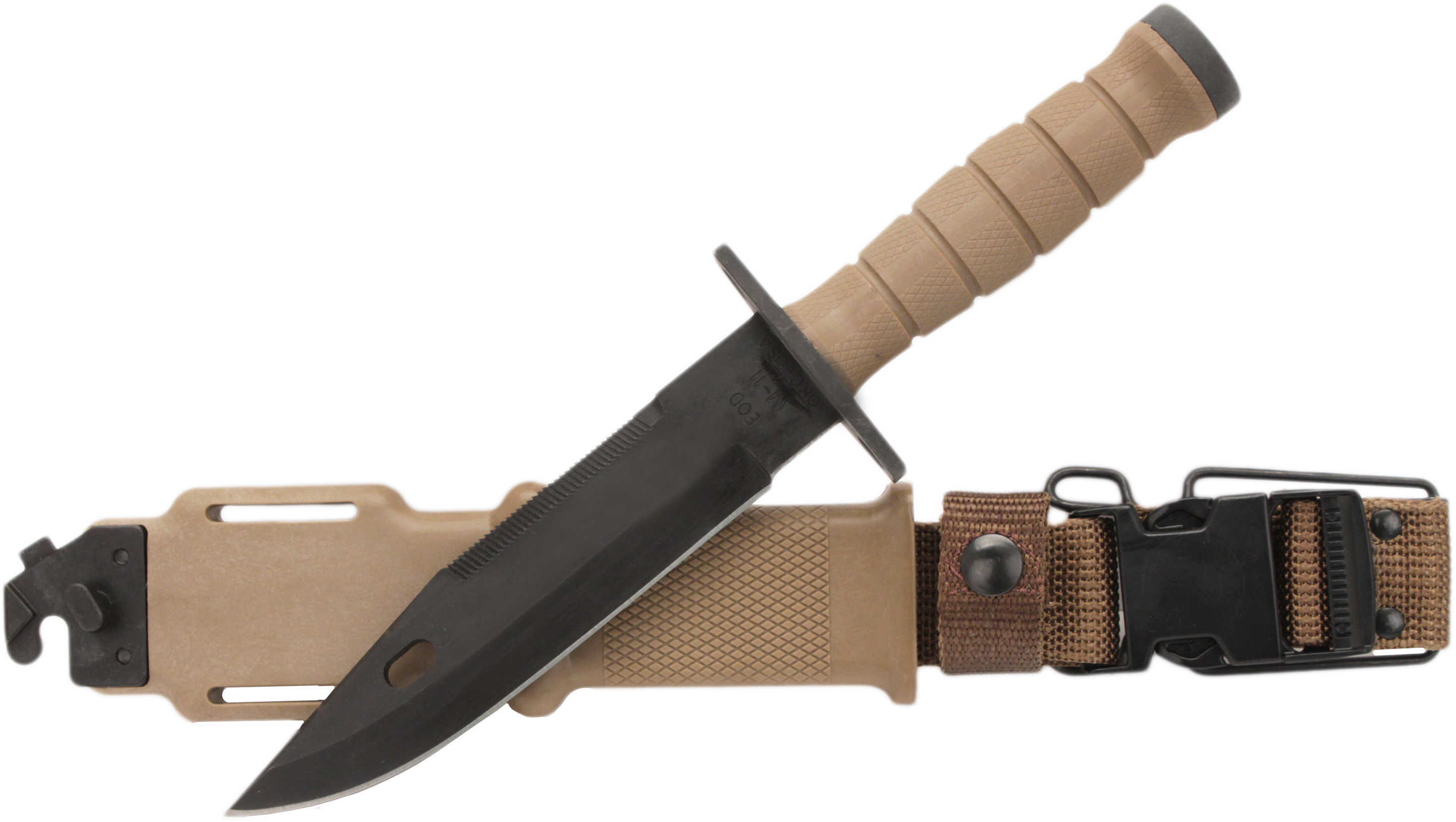 Ontario M11 EOD Fixed 7.0 in Black Blade Kraton Handle