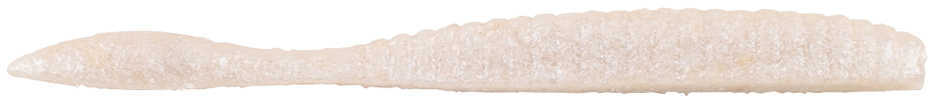 PB MXSCENT FLAT WORM WHT PEARL 3.6"