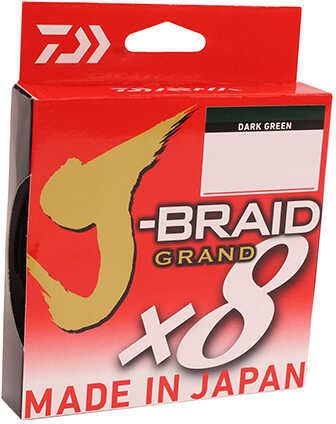 J-BRAID GRAND X8 20lb 300yd DARK GREEN Model: JBGD8U20-300DG
