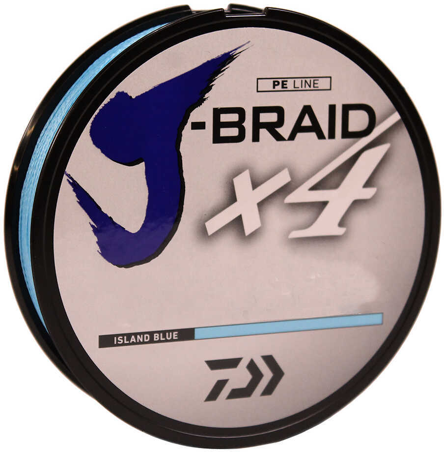 J-BRAID X4 LINE 40lb 150yd ISLAND BLUE Model: JB4U40-150IB