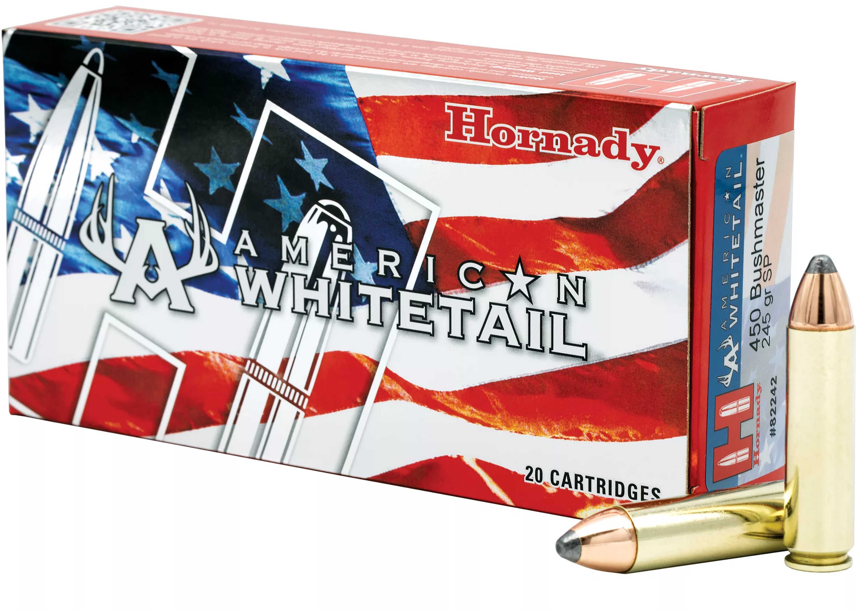 450 Bushmaster 245 Grain Soft Point 20 Rounds Hornady Ammunition