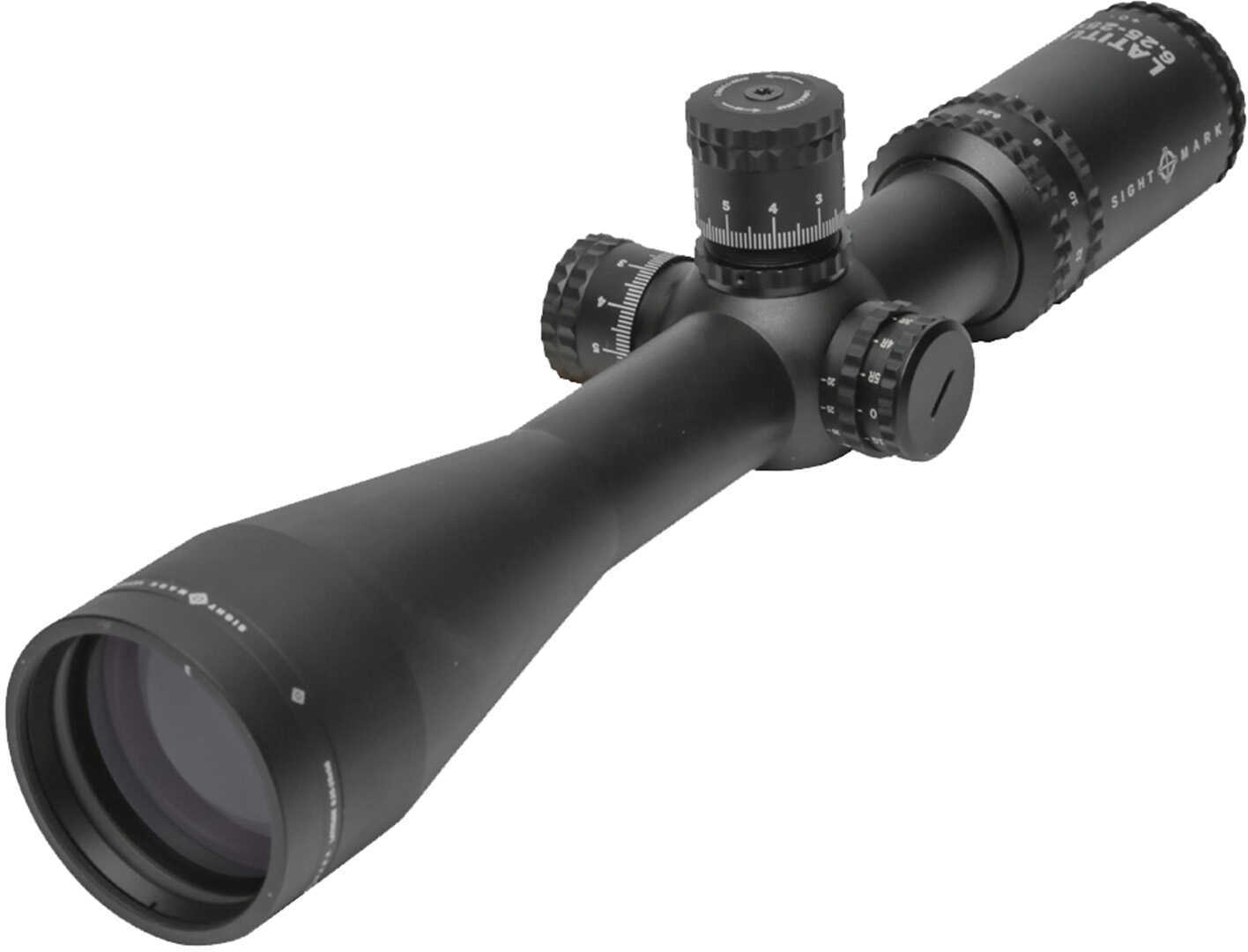 Sightmark SM13042FTR Latitude 6.25-25x 56mm Obj 16.10-4.00 ft @ 100 yds FOV 34mm Tube Black Matte Finish Illuminated Red