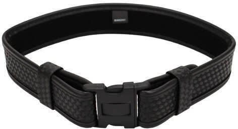 Bianchi Model 7950 Duty Belt 2.25" Size 40-46" Large Basket Weave Duraskin Black Finish 22127