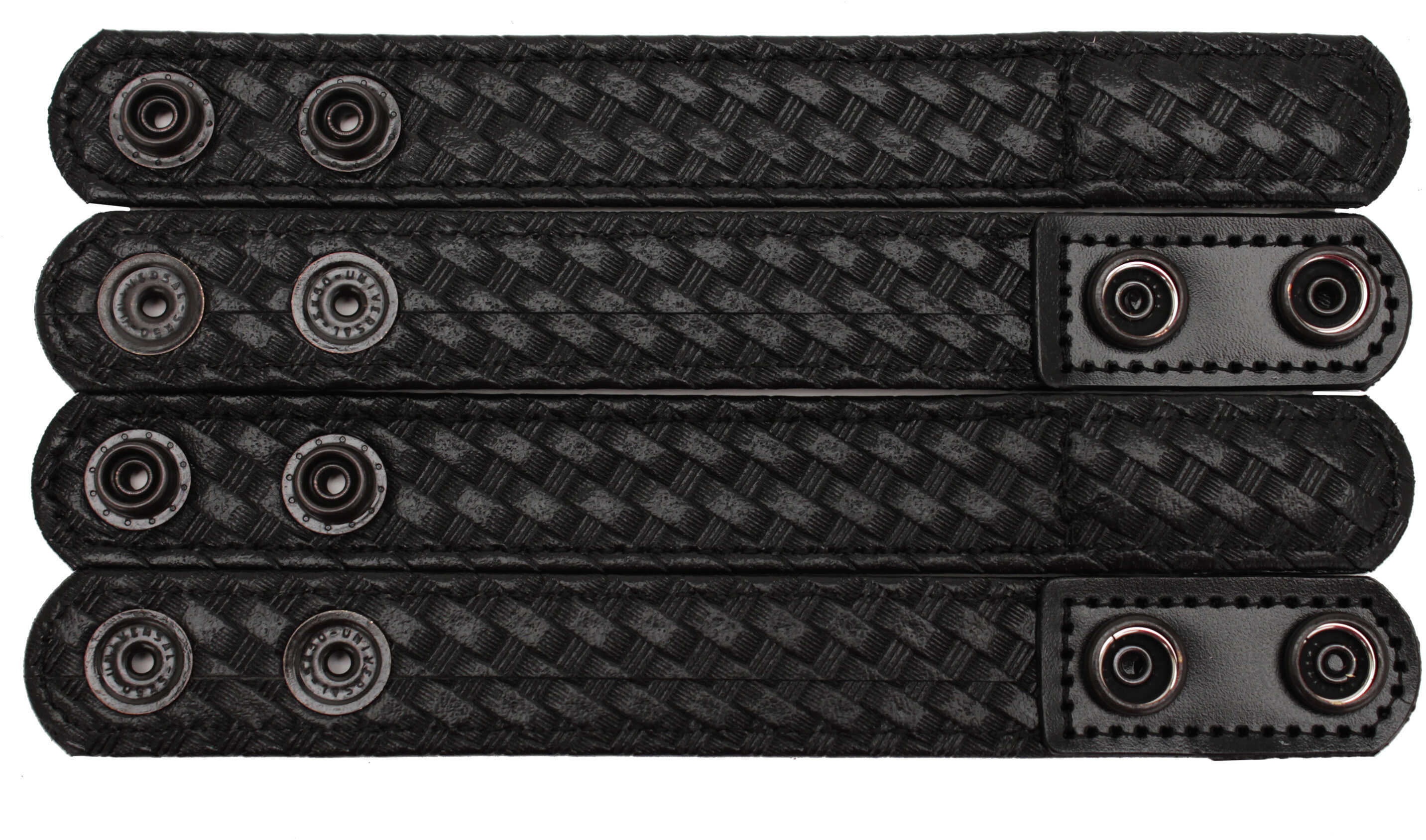 Bianchi Model 7906 AccuMold Elite Belt Keeper - 4 Pack Basket Black