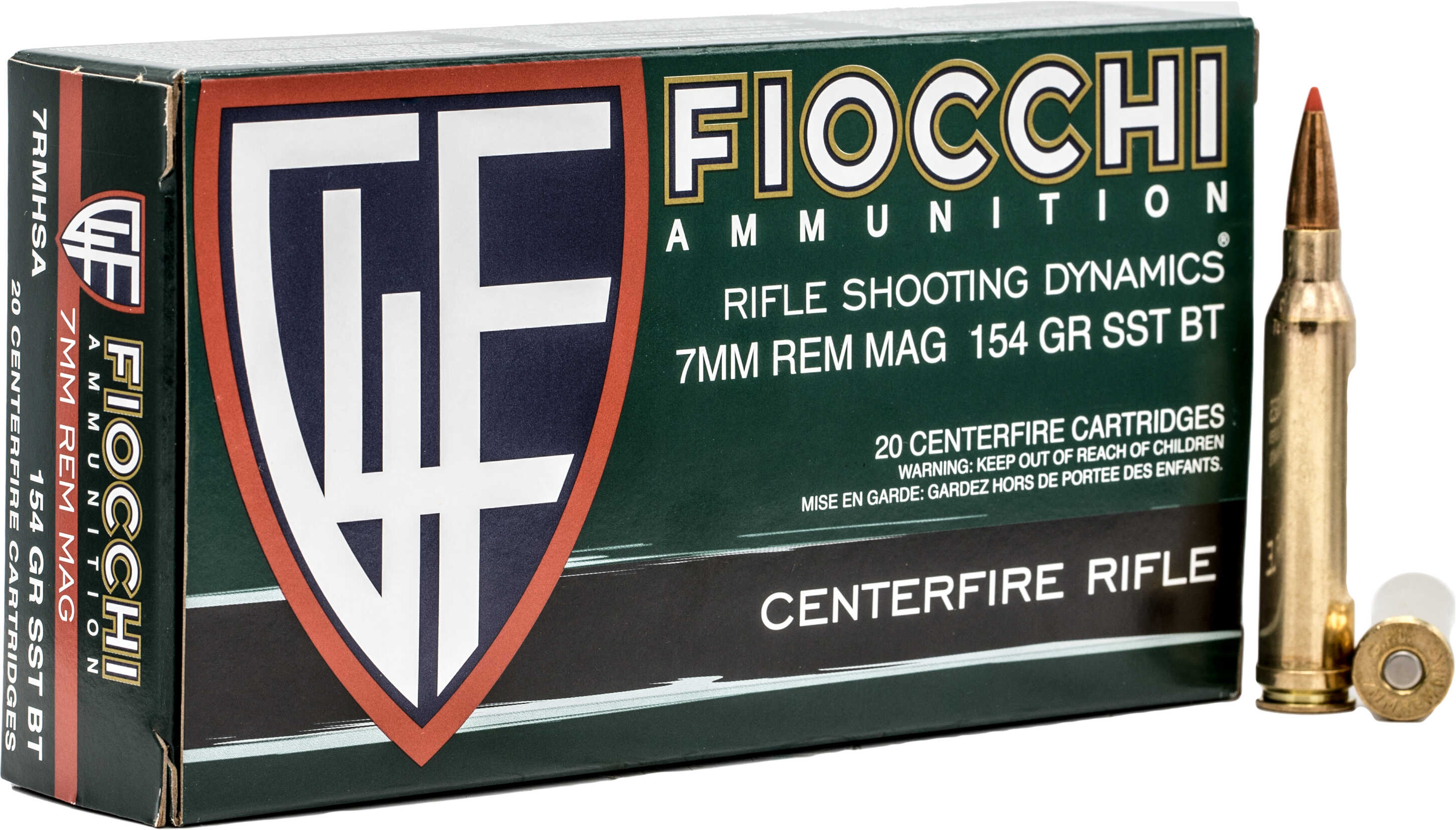 FIOCCHI 7MM MAG 154GR SST 20/BX