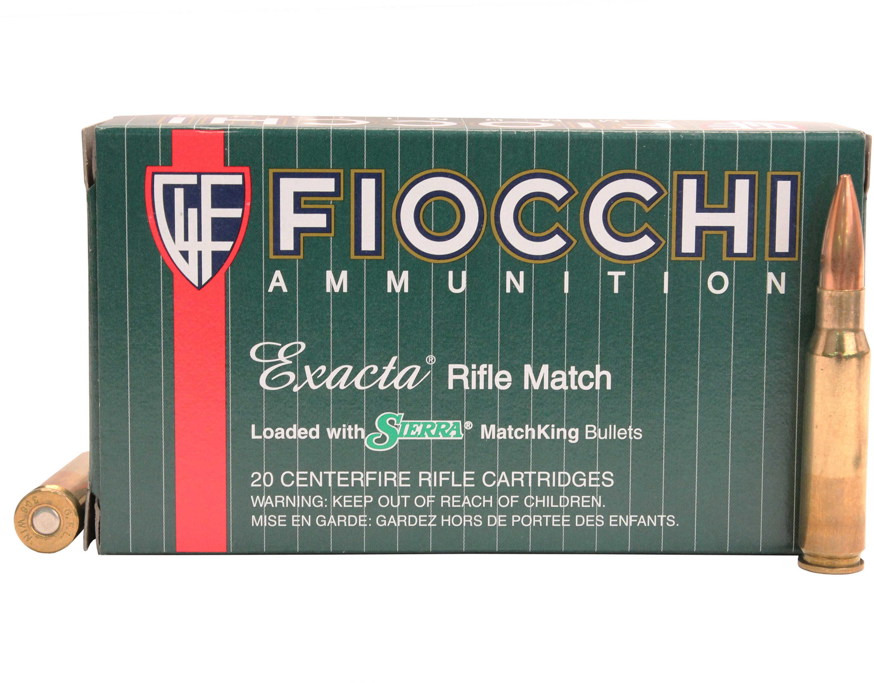 308 Win 175 Grain Hollow Point 20 Rounds Fiocchi Ammunition 308 Winchester