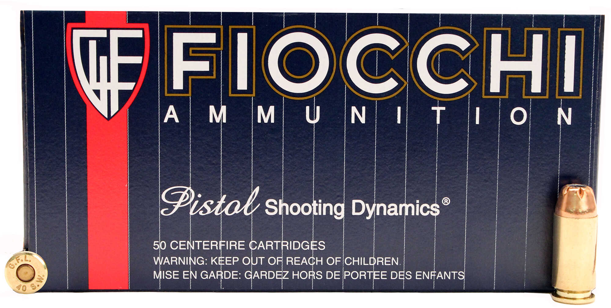FIOCCHI 40 S&W 165GR JHP 50/BX