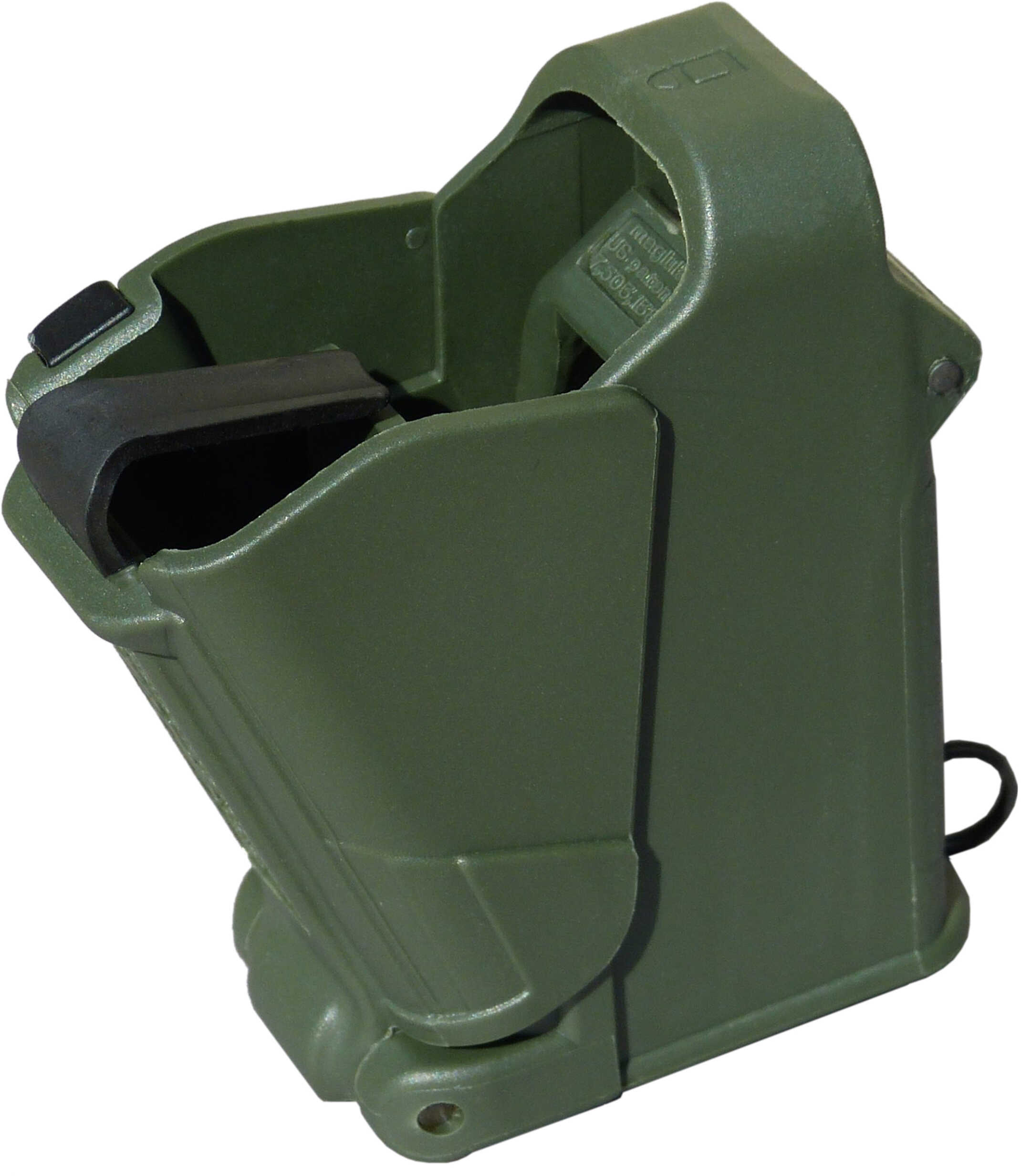 Maglula UpLULA Universal PisTol Mag Loader/UnLoader 9mm To .45 Cal - Dark Green