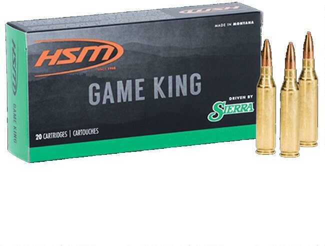 300 AAC Blackout 125 Grain Soft Point 20 Rounds HSM Ammunition