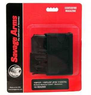 Savage Magazine Short Action 308 Winchester/6.5 Creedmoor 10Rd Matte Blued Fits 10/110/11/12/14 55185