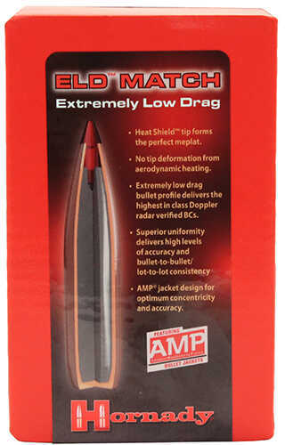 Hornady ELD Match Bullets With Heat Shield 6.5mm .264" 140 Gr 100/ct