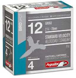 12 Gauge 2-3/4" Lead 7-1/2  1-1/8 oz 25 Rounds Aguila Shotgun Ammunition