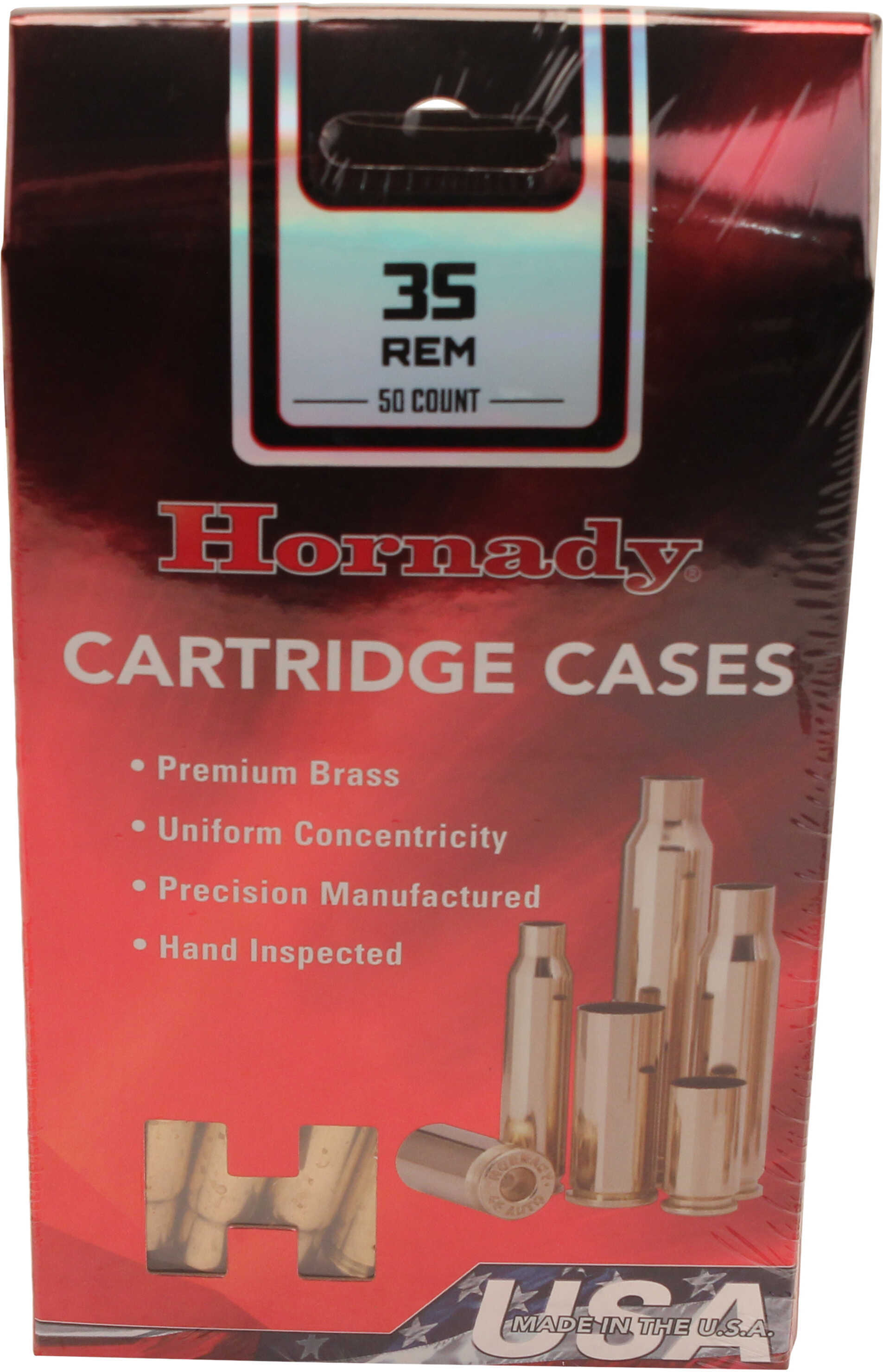 Hornady Unprimed Brass Rifle Cartridge Cases .35 Rem 50/ct