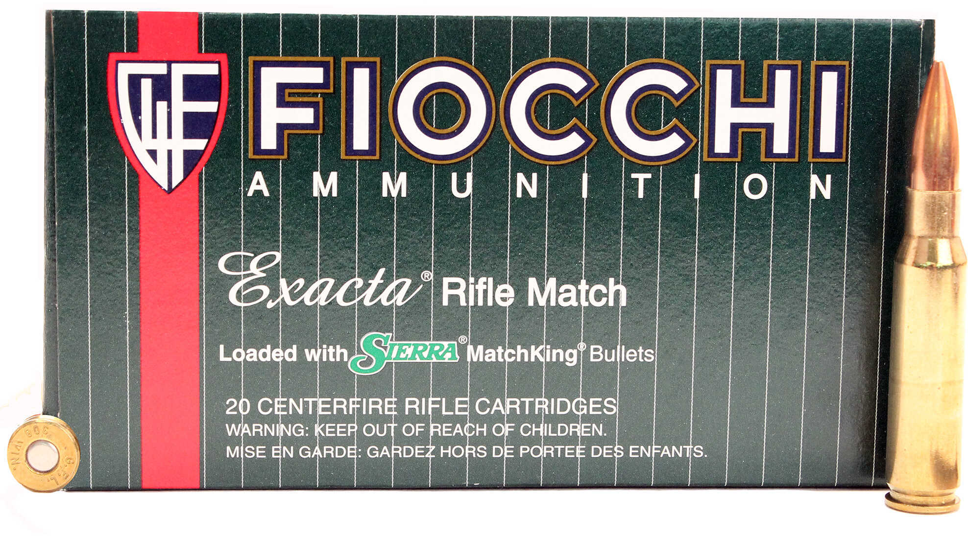 FIOCCHI 308WIN 168GR HPBT MK 20/BX