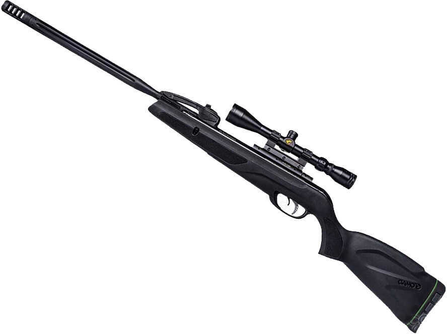 Gamo Swarm Whisper .177 Pellet 1300 Feet Per Second 19" Barrel Black Color Synthetic Stock w/4x32 Scope 10Rd 6110068754