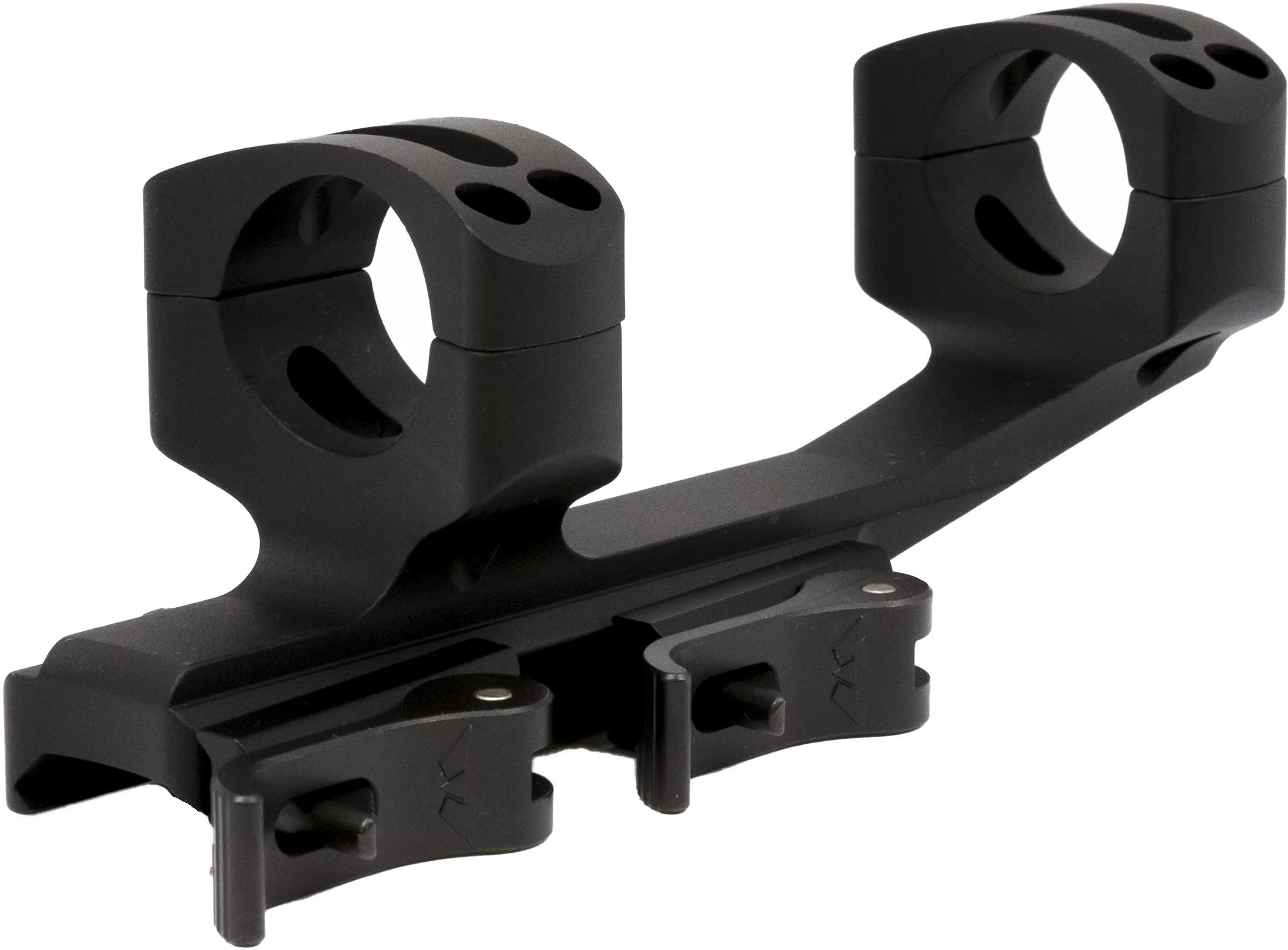 Warne Tactical Quick Detach X-SKEL Extended Cantilever Mount 1" Black
