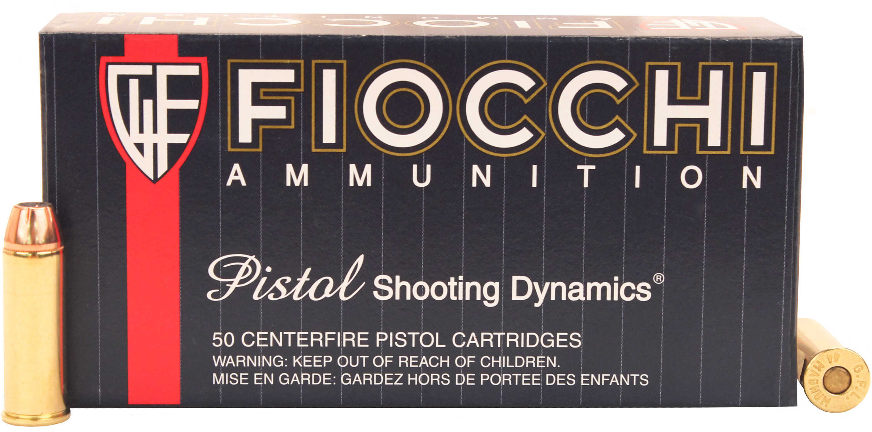 44 Rem Mag 200 Grain Hollow Point 50 Rounds Fiocchi Ammunition Magnum