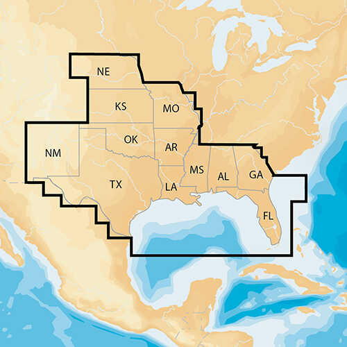 Navionics Navionics+ Regions - South - Preloaded MSD Format