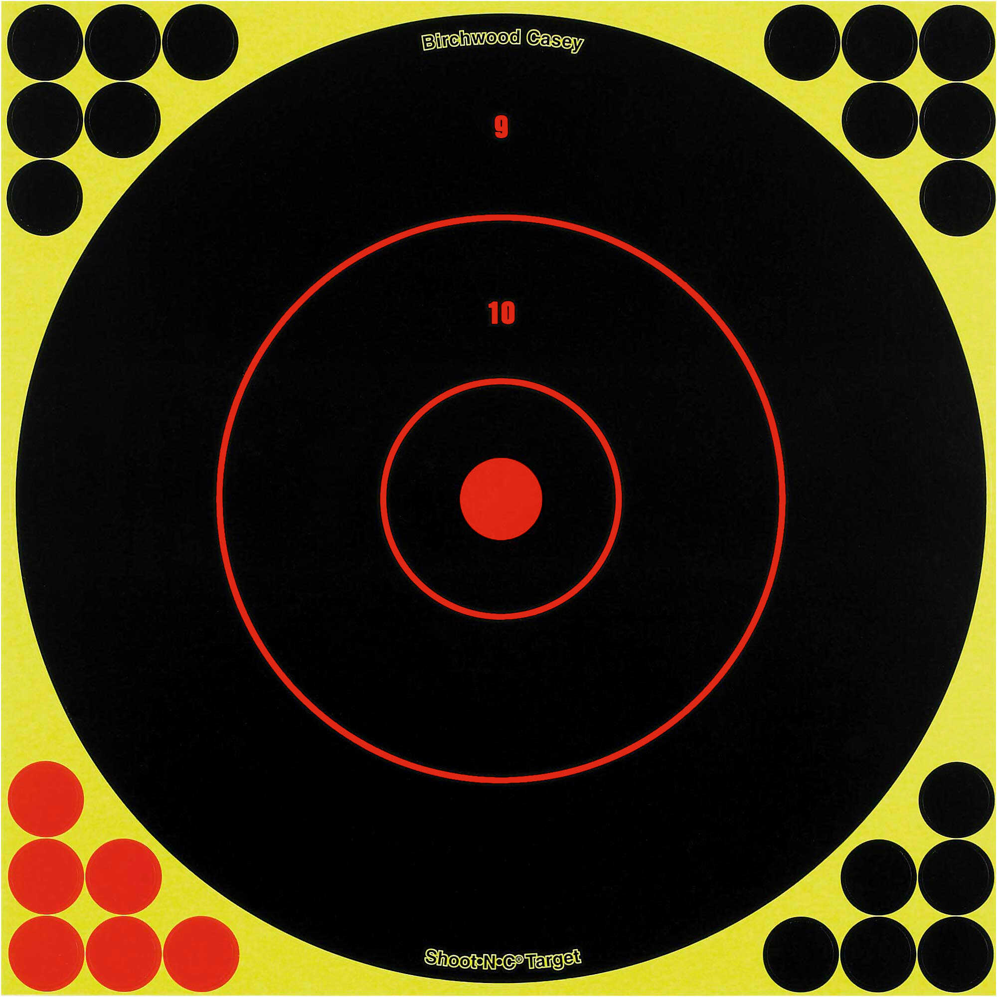 BC SNC 12" BULL'S-EYE TARGET - 5PK