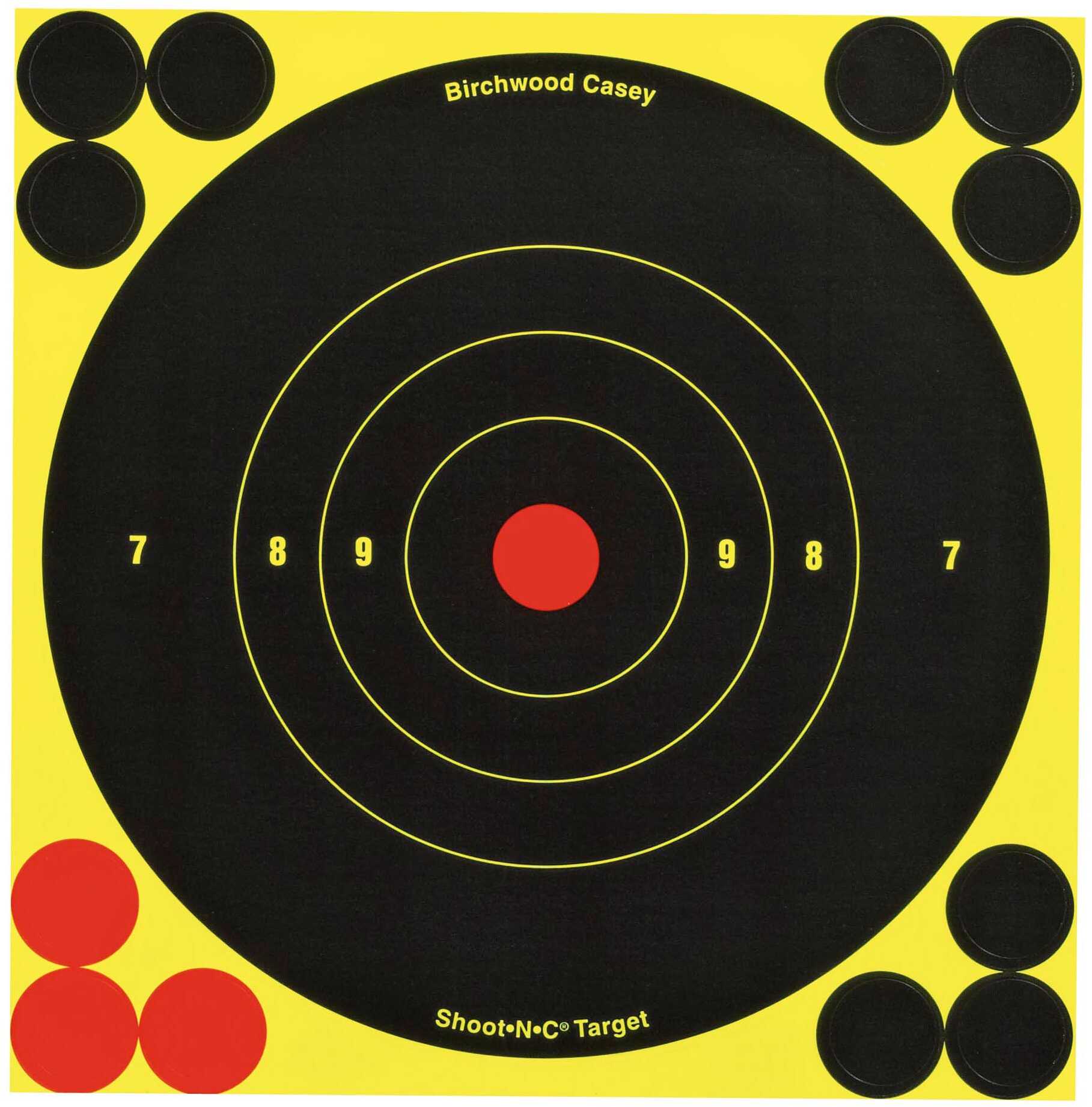 BC SNC 6" BULL'S-EYE TARGET - 12PK