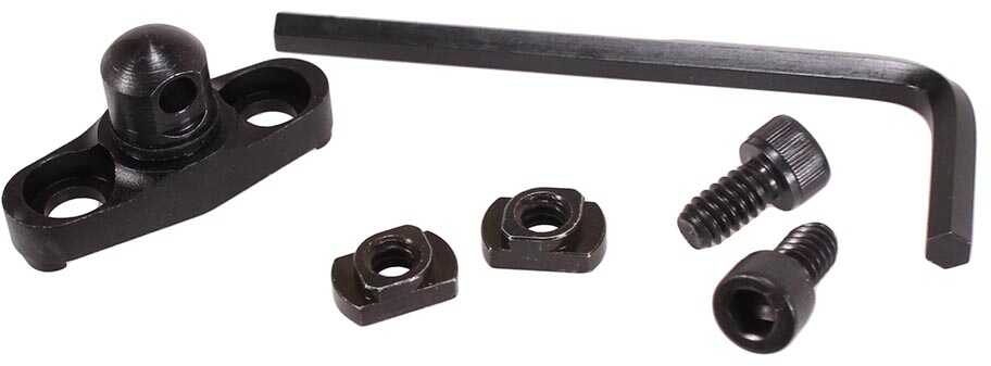 Grovtec US Inc GTSW112 Flanged Stud Mount M-LOK Black Anodized 6061 Aluminum