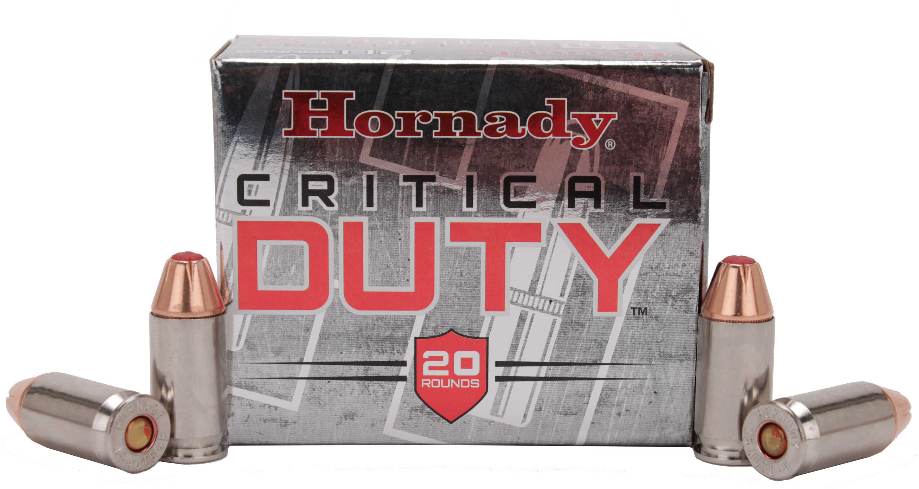 45 ACP 220 Grain Jacketed Hollow Point 25 Rounds Hornady Ammunition