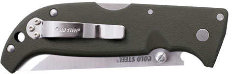 Cold Steel Finn Wolf Lockback Folding Knife - 3-1/2" Blade OD Green