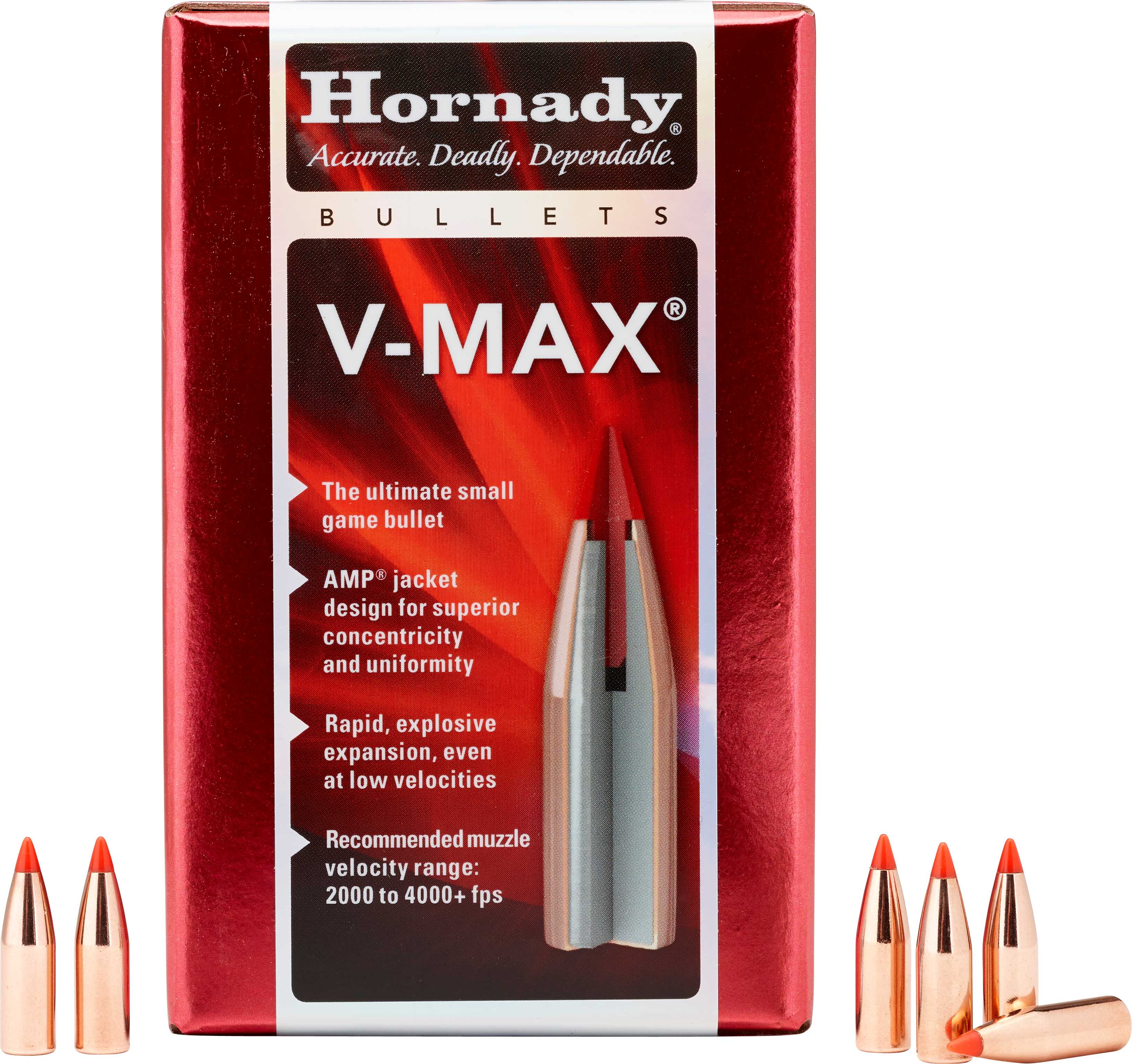 Hornady 6MM .243 87 GR V-MAX Bullets 100 Count 22440