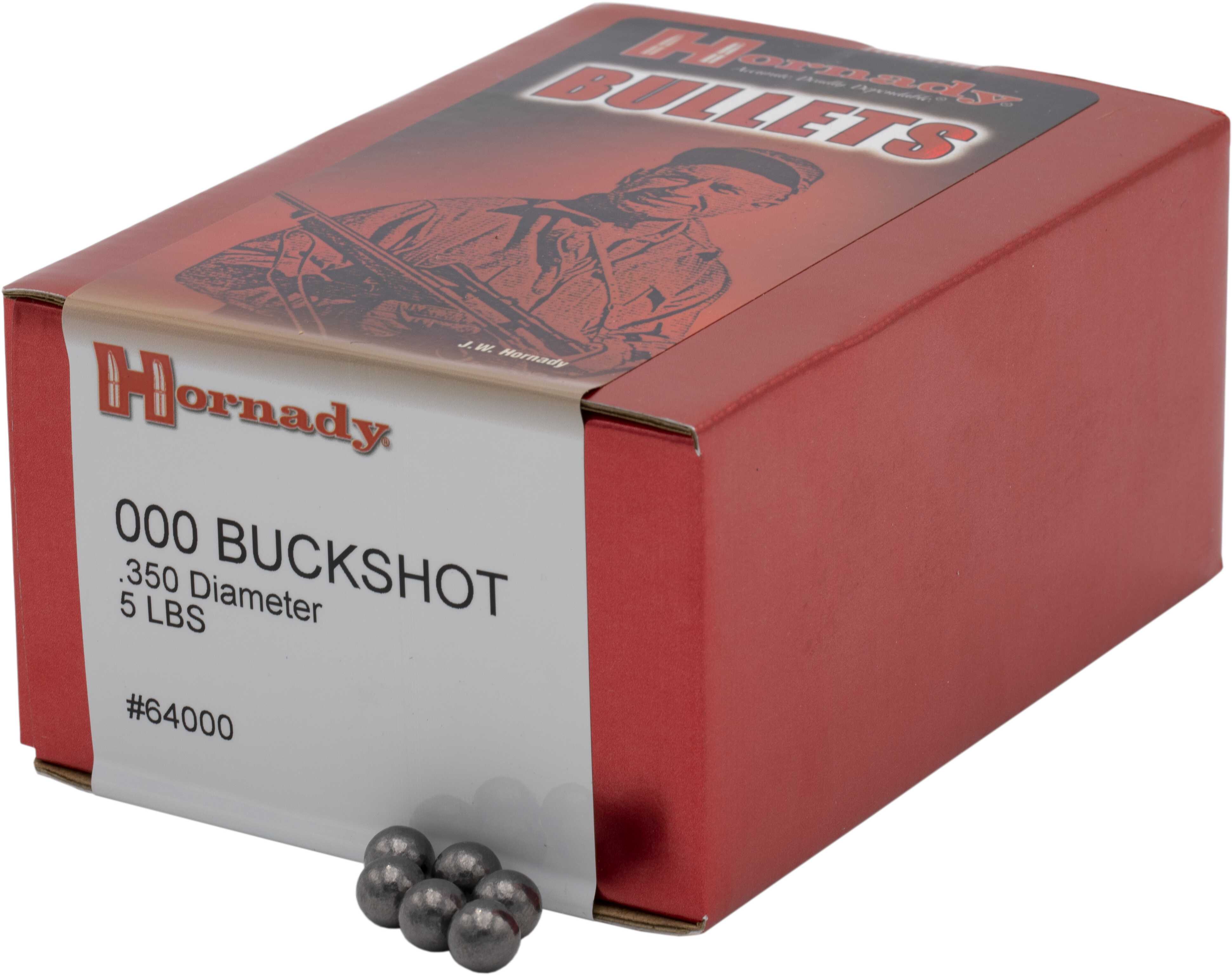 Hornady #000 .350 Diameter Buckshot 5 Pounds