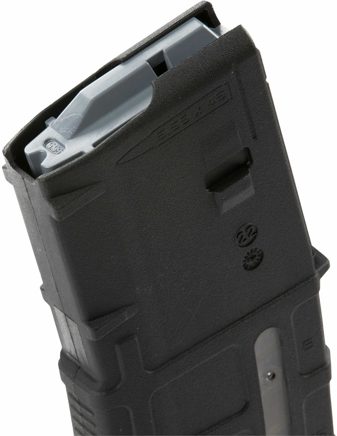 Magpul Mag556-Black PMAG Gen M3 Window AR15/M4 223 Rem/5.56 Nato 30 Round Polymer Black Finish