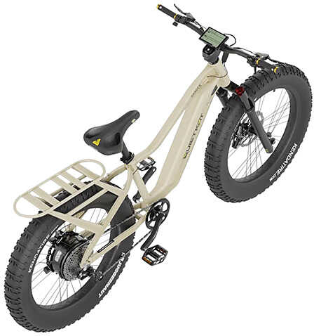 QuietKat Ranger Bike Sandstone Medium 5'6" to 6'/ Shimano 7-speed/1000 Watt Hub-Drive Motor