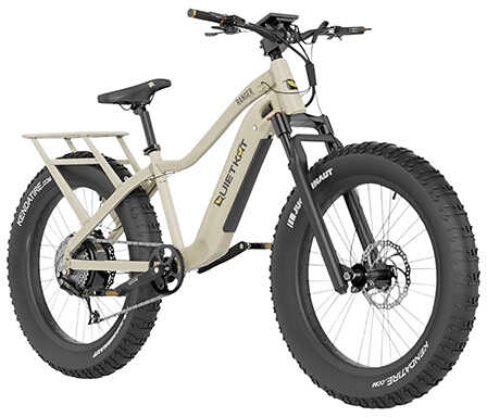 QuietKat Ranger Bike Sandstone Small Under 5'6"/ Shimano 7-speed/1000 Watt Hub-Drive Motor