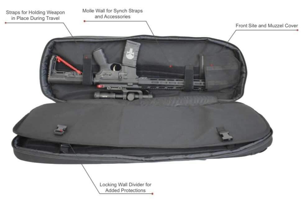 AWS FRAME 36" RFL BKPK BLK TSA