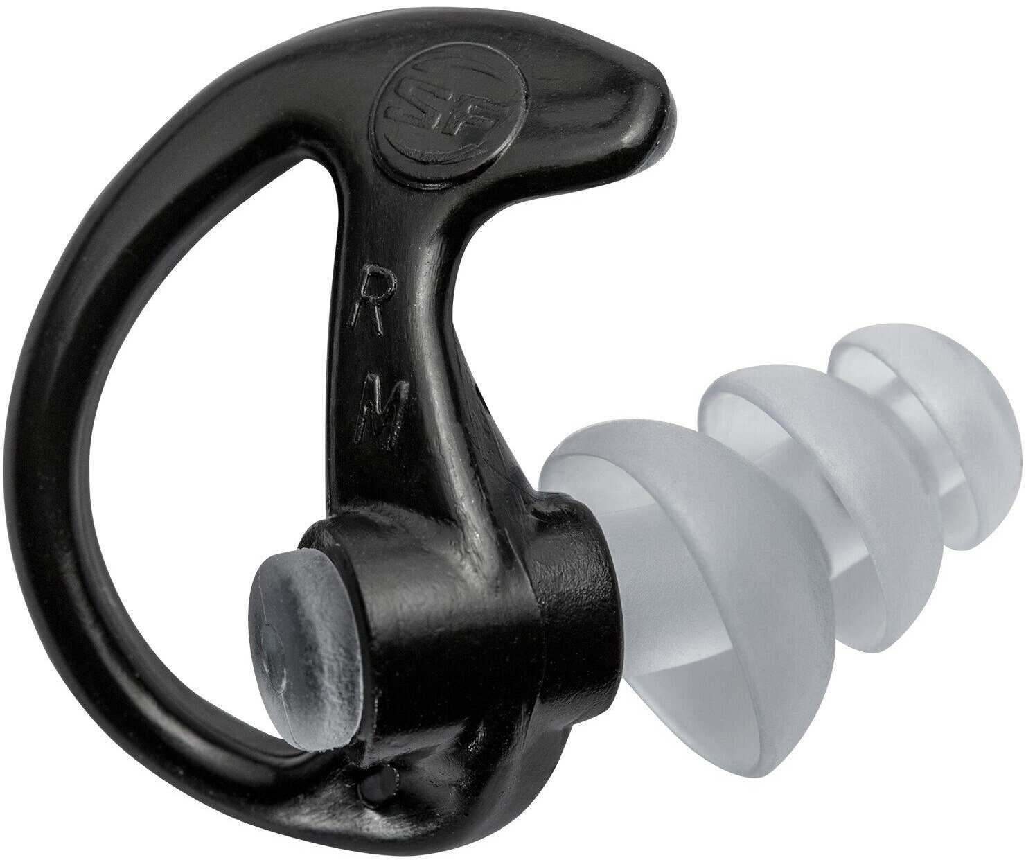 Surefire EP5BKMPR EP5 Sonic Defenders Max Full-Block Flanged Earplugs Medium Blk