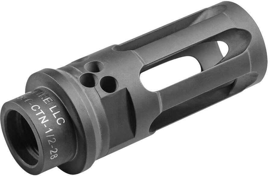 Surefire WarComp Closed Tine Flash Hider 556 SOCOM Suppressor Adapter AR-15 1/2"-28 Steel Matte