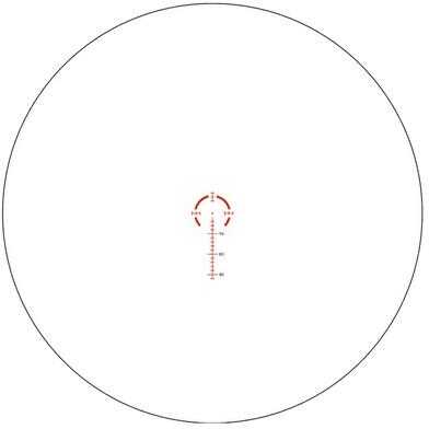 Swampfox 1-10x24mm Scope SFP IR Guerrilla Dot BDC Red Reticle Black