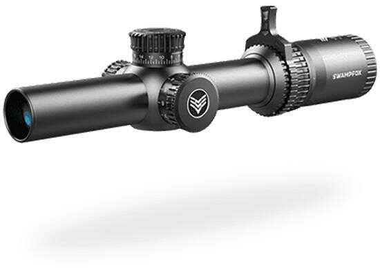 Swampfox Tomahawk LPVO Series Rifle Scope - 1-4x24 30mm SFP Guerrilla Cross MOA - Black