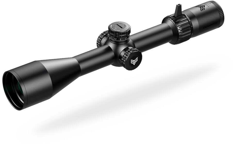 Swampfox Patriot Precision Series 4-16x44 Rifle Scope FFP Sharpshooter Grid Mil Reticle Black