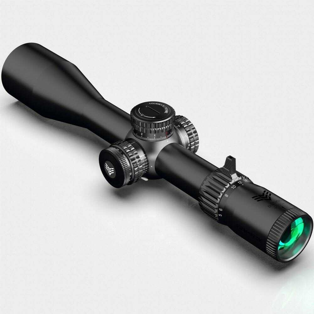 Swampfox Warhawk 5-25x56 Rifle Scope FFP Sharpshooter Mil Reticle Black