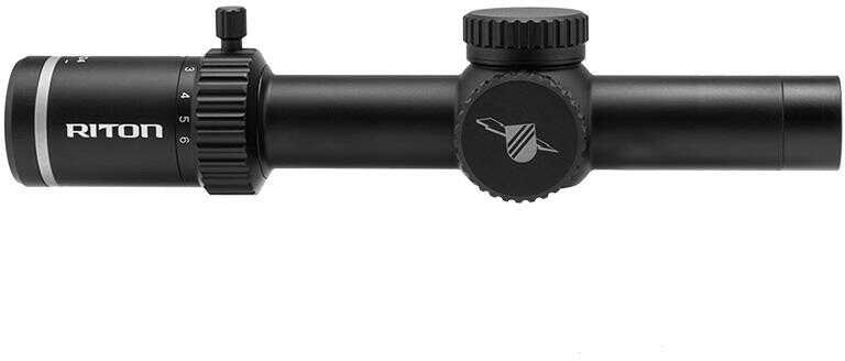 Riton Optics 5T16ASGIT Tactix Thunder Ranch Black Hardcoat Anodized 1-6X 24mm 30mm Tube Illuminated Green